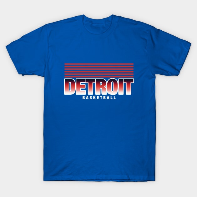 Detroit basketball vintage T-Shirt by BVHstudio